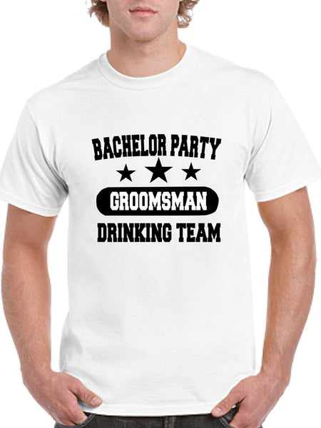 Bachelor Party Drinking Team Groomsman T-Shirt