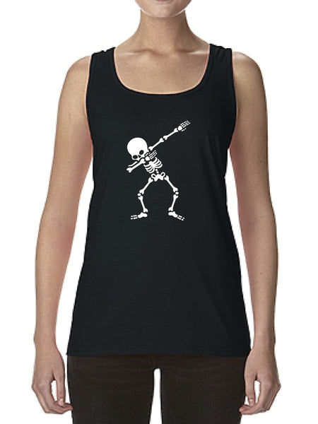 Skeleton Dab Ladies Tank