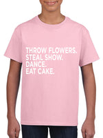 Throw Flowers Steal Show Ladies T-Shirt